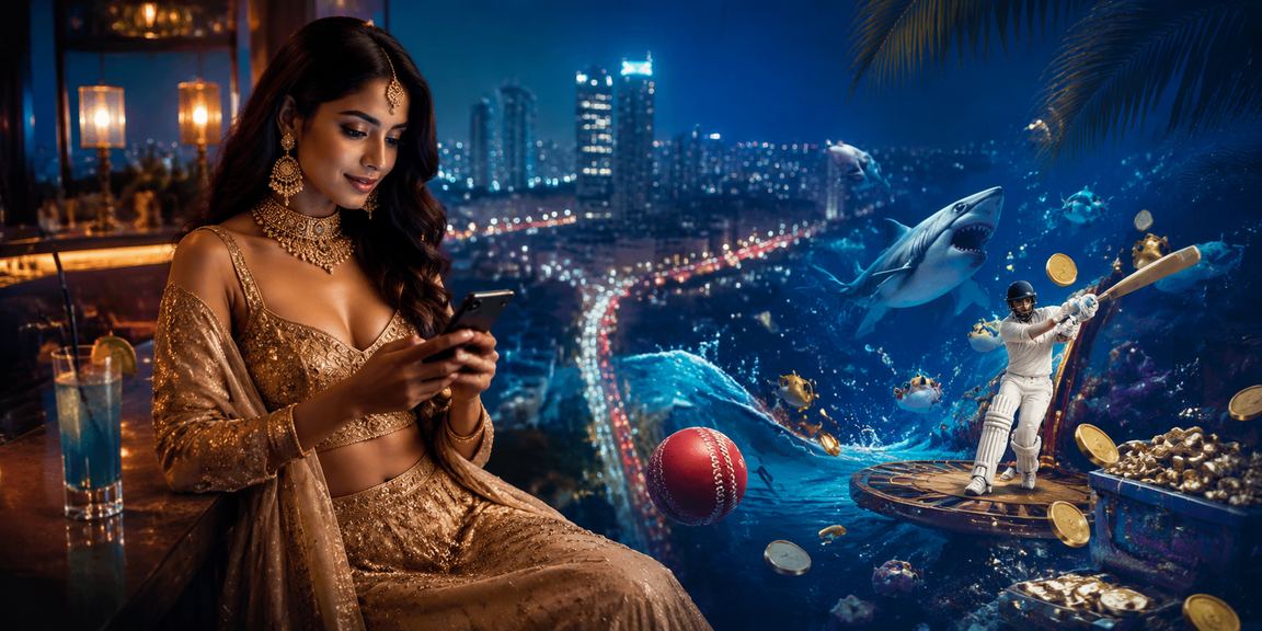 Mobile cricket betting interface used by player in India